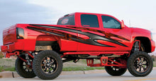 Load image into Gallery viewer, Tribal Truck Vinyl Graphics, Carbon Fiber Truck Side Wrap, Carbon Fiber Car Sticker, Carbon Fiber Tribal Truck Decal, 3D Car Decal