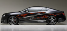 Load image into Gallery viewer, 3D Tribal Car Graphics, 3D Tribal Racing Stripes Vinyl Decal, Tribal Car Wrap, Tribal Car Wrap, Tribal Car Vinyl, 3D Tribal Car Sticker