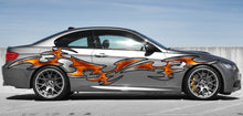 Load image into Gallery viewer, 3D Tribal Car Wrap, Tribal Car Decal, 3D Tribal Car Sticker, 3D Tribal Car Graphics, 3D Tribal Racing Stripes Vinyl Decal