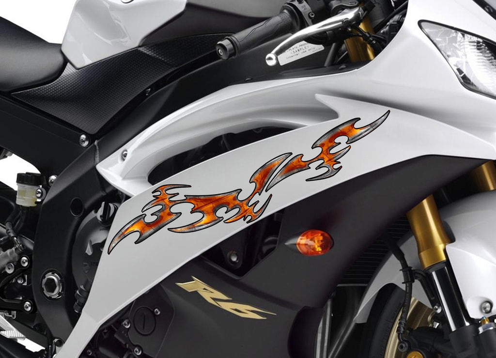Tribal Bike Vinyl Graphics, Tribal Bike Sticker, Dirt Bike Full Color Vinyl Sticker Tribal Sport Bike Decal Graphics, Tribal Bike Wrap