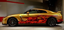 Load image into Gallery viewer, Red Dragon Car Decal, Dragon Car Wrap, 3D Dragon Car Sticker, Tribal Dragon Car Graphics, Red Dragon Full Color Car Sticker