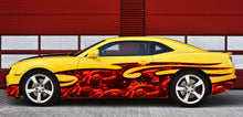 Load image into Gallery viewer, Red Dragon Car Decal, Dragon Car Wrap, 3D Dragon Car Sticker, Tribal Dragon Car Graphics, Red Dragon Full Color Car Sticker