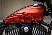 Load image into Gallery viewer, Dragon Dirt Bike Full Color Vinyl Sticker, Red Dragon Bike Sticker, Tribal Dragon Sport Bike Decal, Tribal Dragon Bike Vinyl Graphics