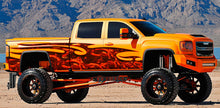 Load image into Gallery viewer, 3D Dragons Truck Sticker, Red Dragon Full Color Truck Side Graphics, Dragon Truck Vinyl, Tribal Dragon Truck Decal