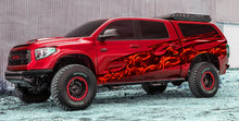 Load image into Gallery viewer, 3D Dragons Truck Sticker, Red Dragon Full Color Truck Side Graphics, Dragon Truck Vinyl, Tribal Dragon Truck Decal