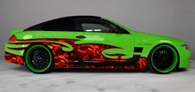 Load image into Gallery viewer, Red Dragons Car Decal, 3D Dragon Car Wrap, 3D Tribal Dragon Car Sticker, Red Dragon Car Graphics, Full Color Dragons Car Sticker