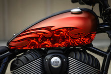 Load image into Gallery viewer, 3D Dragons Dirt Bike Full Color Vinyl, Dragons Sport Bike Wrap, Red Tribal Dragon Bike Sticker, Dragon Dirt Bike Full Color Vinyl Decal