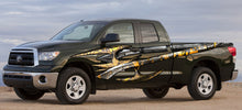 Load image into Gallery viewer, 3D Tribal Truck Wrap, Tribal Truck Graphics, Tribal Truck Side Full Color Vinyl Sticker, Tribal Car Vinyl Side Graphics, Tribal Car Sticker