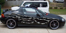 Load image into Gallery viewer, 3D Ripped Metal Car Wrap, Ripped Metal Car Graphics, Ripped Metal Vinyl Car Decal, Car Vinyl Sticker, Ripped Metal Car Side Graphics