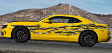 Load image into Gallery viewer, 3D Ripped Metal Car Wrap, Ripped Metal Car Graphics, Ripped Metal Vinyl Car Decal, Car Vinyl Sticker, Ripped Metal Car Side Graphics