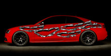 Load image into Gallery viewer, 3D Ripped Metal Car Wrap, Ripped Metal Car Graphics, Ripped Metal Full Color Car Vinyl Decal, Car Side Wrap, Ripped Metal Car Side Sticker