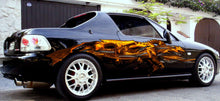 Load image into Gallery viewer, Golden Dragon Car Wrap, Tribal Dragon Car Decal, Tribal Dragon Car Sticker, Dragon Car Graphics, Tribal Dragon Racing Stripes Vinyl Decal