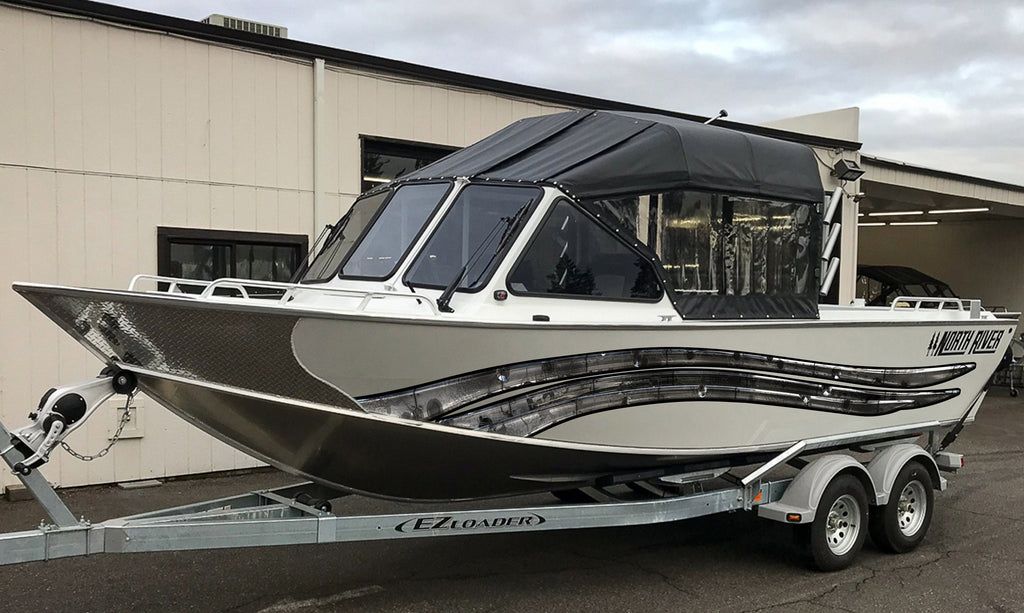 Racing Stripes Boat Vinyl Graphics – Speed Boat Side Decals – Marine Grade Wrap for Hull or Sides – Custom Stripe Kit
