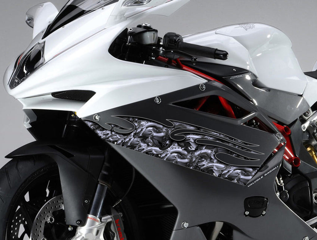 Dragon Bike Sticker, Dragon Dirt Bike Full Color Vinyl Sticker, Tribal Dragon Sport Bike Decal, Tribal Dragon Bike Vinyl Graphics
