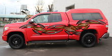 Load image into Gallery viewer, Tribal Truck Vinyl Side Graphics, Tribal Car Sticker, 3D Tribal Racing Stripes Car Vinyl Decal, Tribal Truck Side Full Color Vinyl Sticker
