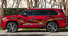 Load image into Gallery viewer, Tribal Truck Wrap, Tribal Truck Graphics, Tribal Truck Side Full Color Vinyl Sticker, Tribal Truck Vinyl Side Graphics, Tribal Car Sticker