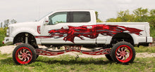 Load image into Gallery viewer, Red Dragon Full Color Truck Side Graphics, Tribal Dragon 3D Truck Vinyl, Tribal Dragon Truck Vinyl, Tribal Dragon Truck Decal