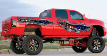 Load image into Gallery viewer, American Flag Ripped Metal Truck Decal – Patriotic USA Vinyl Graphic for Pickup Sides, 3D Effect Vinyl Wrap