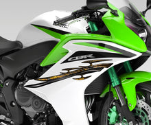 Load image into Gallery viewer, Dirt Bike Full Color Vinyl Sticker, Tribal Sport Bike Vinyl Graphics, Tribal Bike Vinyl Wrap, Tribal Bike Sticker, Tribal Bike Decal