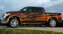 Load image into Gallery viewer, Tribal Truck Decal – Carbon Fiber Car Sticker – Durable Peel and Stick Graphic for Pickup, SUV, Jeep, or Off-Road Vehicle Customization