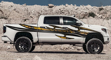 Load image into Gallery viewer, Tribal Truck Decal – Carbon Fiber Car Sticker – Durable Peel and Stick Graphic for Pickup, SUV, Jeep, or Off-Road Vehicle Customization