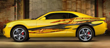 Load image into Gallery viewer, 3D Tribal Racing Stripes Vinyl Decal, 3D Tribal Car Graphics, Tribal Car Wrap, Tribal Car Wrap, Tribal Car Vinyl, 3D Tribal Car Sticker