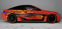 Load image into Gallery viewer, 3D Tribal Racing Stripes Vinyl Decal, 3D Tribal Car Graphics, Tribal Car Wrap, Tribal Car Wrap, Tribal Car Vinyl, 3D Tribal Car Sticker