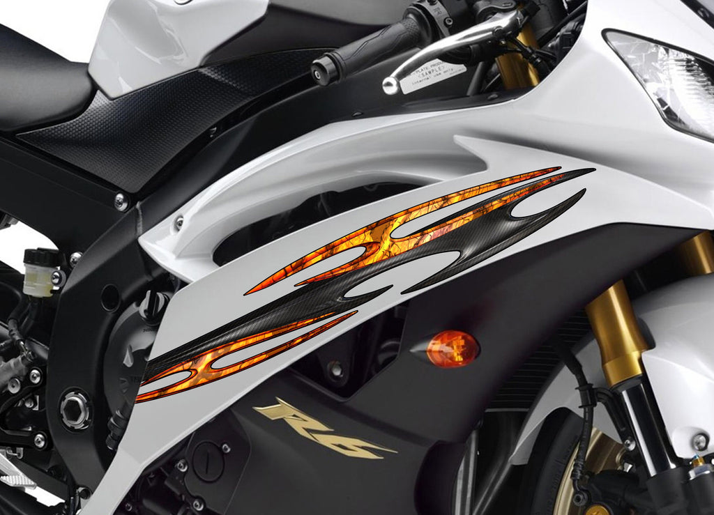Tribal Sport Bike Vinyl Graphics, Dirt Bike Full Color Vinyl Sticker, Tribal Bike Vinyl Wrap, Tribal Bike Sticker, Tribal Bike Decal