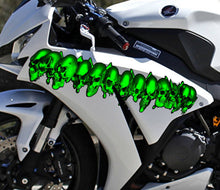 Load image into Gallery viewer, Skulls Crotch Rocket Decal, Skull Sticker Full Color Bike Chopper Graphics, Skulls Street Racing Graphics, Skull Motorcycle Vinyl Decal