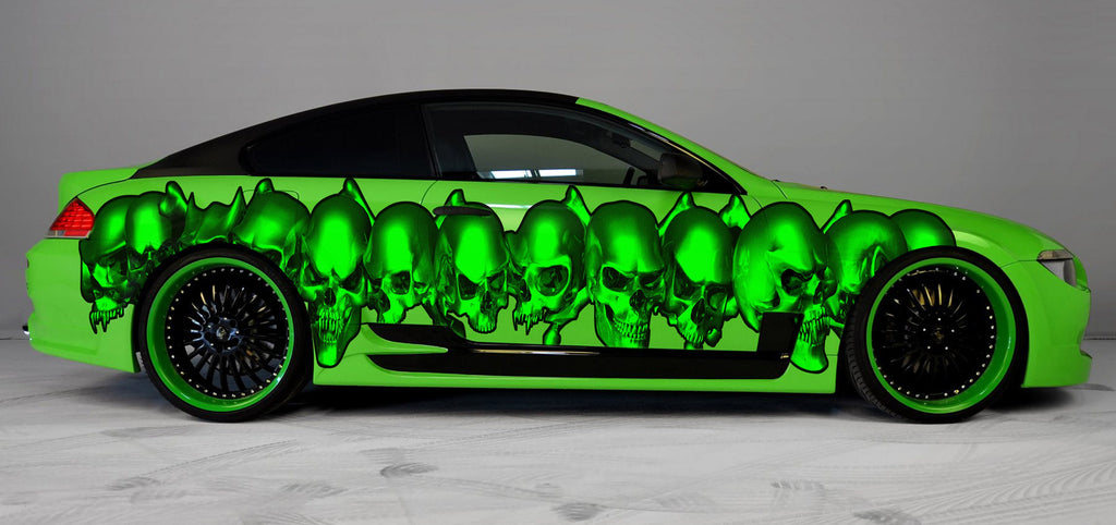 3D Pirate Skull Car Sticker – Full Color Vinyl Decal for Truck, Boat, Laptop – Jolly Roger Pirate Flag Graphic – Skull Car Accessory