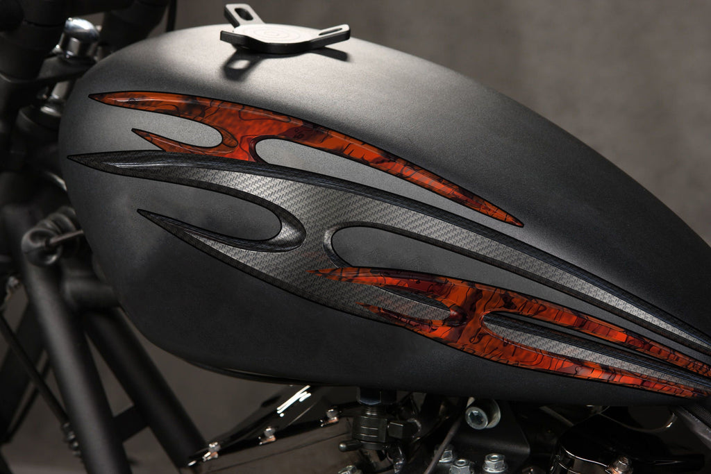 Tribal Bike Sticker, Tribal Bike Decal, Dirt Bike Full Color Vinyl Sticker, Tribal Sport Bike Vinyl Graphics