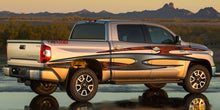 Load image into Gallery viewer, Tribal Truck Vinyl Graphics, Carbon Fiber Truck Side Wrap, Carbon Fiber Car Sticker, Carbon Fiber Tribal Truck Decal, 3D Car Decal