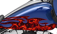 Load image into Gallery viewer, Dragon Dirt Bike Full Color Vinyl Sticker, Red Dragon Bike Sticker, Tribal Dragon Sport Bike Decal, Tribal Dragon Bike Vinyl Graphics