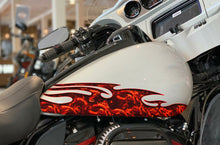 Load image into Gallery viewer, 3D Dragons Dirt Bike Full Color Vinyl, Dragons Sport Bike Wrap, Red Tribal Dragon Bike Sticker, Dragon Dirt Bike Full Color Vinyl Decal