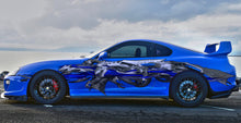 Load image into Gallery viewer, 3D Dragon Car Wrap, Lizard Car Design, Dragons Car Decal, Tribal Dragon Car Sticker, Dragon Car Graphics, Full Color Dragons Car Sticker