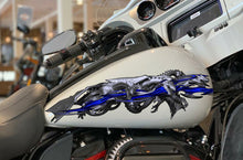 Load image into Gallery viewer, Dragons Full Sport Bike Vinyl, 3D Dragon Motorcycle Wrap Vinyl, Lizard Bike Sticker, Dragon Dirt Bike Decal, Lizard Chopper Graphics Decals