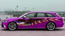 Load image into Gallery viewer, American Flag Car Wrap, USA Eagle Car Decal, Big Flag Car Decals, US Eagle Car Vinyl, US Pride Car Vinyl Graphics, Patriotic Car Sticker