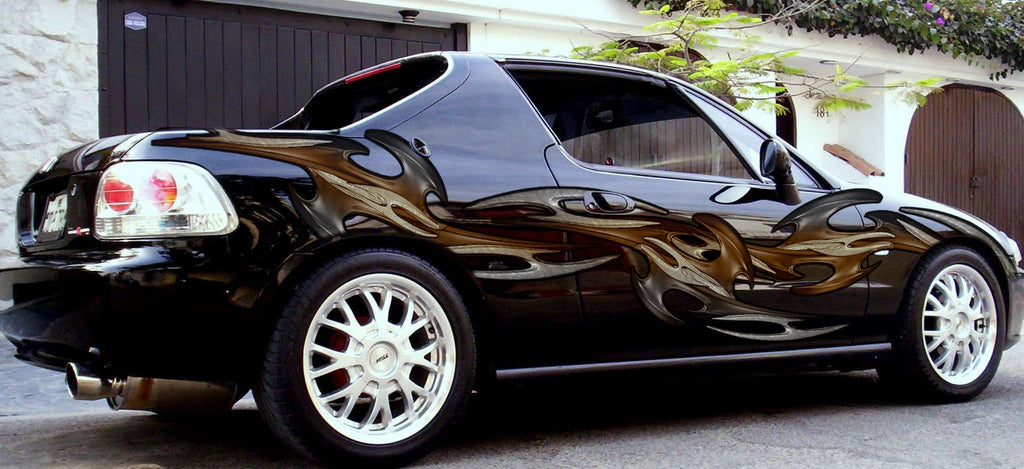 3D Tribal Car Graphics, 3D Tribal Racing Stripes Vinyl Decal, 3D Tribal Car Wrap, Tribal Car Decal, 3D Tribal Car Sticker