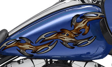 Load image into Gallery viewer, Carbon Fiber look Tribal Bike Vinyl Graphics, Tribal Bike Sticker, Dirt Bike Tribal Sticker, Sport Bike Tribal Graphics