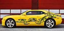 Load image into Gallery viewer, 3D Tribal Car Wrap, Tribal Car Decal, 3D Tribal Car Sticker, 3D Tribal Car Wrap, 3D Tribal Racing Stripes Vinyl Decal, Tribal Car Graphics