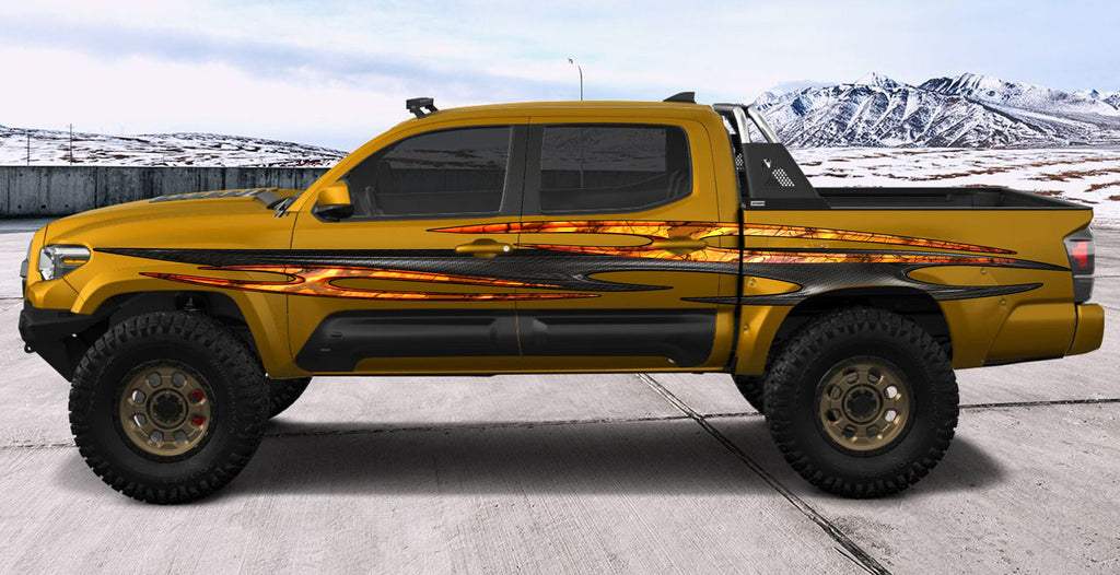 Tribal Truck Side Full Color Vinyl Sticker, Tribal Truck Wrap, Tribal Truck Graphics, Tribal Truck Vinyl Side Graphics, Tribal Car Sticker
