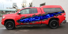 Load image into Gallery viewer, 3D Dragon Car Vinyl Sticker, Tribal Dragon Truck Side Graphics, Dragon Full Color Truck Side Design, Lizard Car Wrap