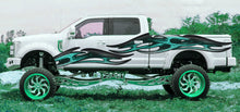 Load image into Gallery viewer, 3D Tribal Truck Vinyl Side Graphics, Tribal Truck Side Full Color Vinyl Sticker, Tribal Truck Wrap,Tribal Truck Graphics, Tribal Car Sticker