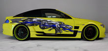 Load image into Gallery viewer, Lizard Auto Vinyl Decal, Dragon Car Side Wrap Vinyl Sticker, 3D Tribal Dragon Car Design, Tribal Dragon Car Graphics, Dragon Car Wrap