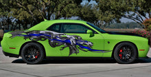 Load image into Gallery viewer, Lizard Auto Vinyl Decal, Dragon Car Side Wrap Vinyl Sticker, 3D Tribal Dragon Car Design, Tribal Dragon Car Graphics, Dragon Car Wrap