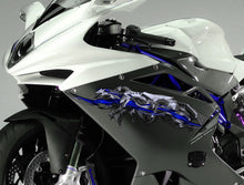 Load image into Gallery viewer, Dragon Bike Full Color Vinyl Sticker, 3D Dragon Bike Wrap Design, Tribal Dragon Sport Bike Decal, Tribal Dragon Bike Vinyl Graphics