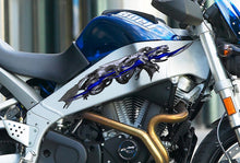 Load image into Gallery viewer, Dragon Bike Full Color Vinyl Sticker, 3D Dragon Bike Wrap Design, Tribal Dragon Sport Bike Decal, Tribal Dragon Bike Vinyl Graphics