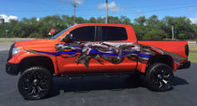 Load image into Gallery viewer, Dragon Full Color Truck Side Sticker, 3D Dragons Truck Graphics, Lizard Truck Vinyl, Tribal Dragon Truck Decal, Lizard Car Wrap