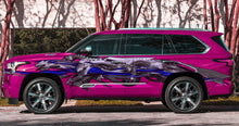 Load image into Gallery viewer, Dragon Full Color Truck Side Sticker, 3D Dragons Truck Graphics, Lizard Truck Vinyl, Tribal Dragon Truck Decal, Lizard Car Wrap