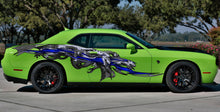 Load image into Gallery viewer, 3D Dragon Car Wrap, Lizard Car Design, Dragons Car Decal, Tribal Dragon Car Sticker, Dragon Car Graphics, Full Color Dragons Car Sticker